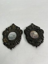 2 Cadres En Laiton Sombre