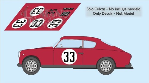 Autocollants lancia aurelia - lancia,