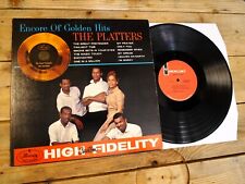 THE PLATTERS ENCORE OF GOLDEN HITS LP 33T VINYLE EX COVER EX ORIGINAL 1960 US