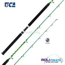 Canne à Pêche À à la Traîne Coul Vif TICA WASABI LIVE BAIT 16 LBS Anneaux Fuji