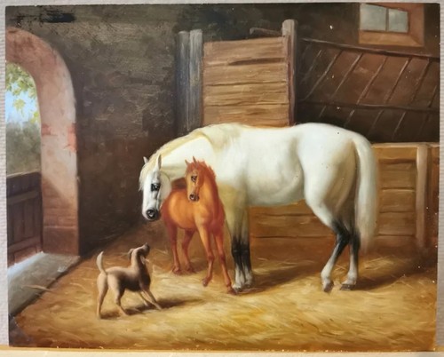 Tableau ancien huile - ancien,