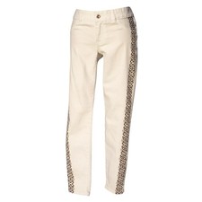 Cache White Rhinestone Stud