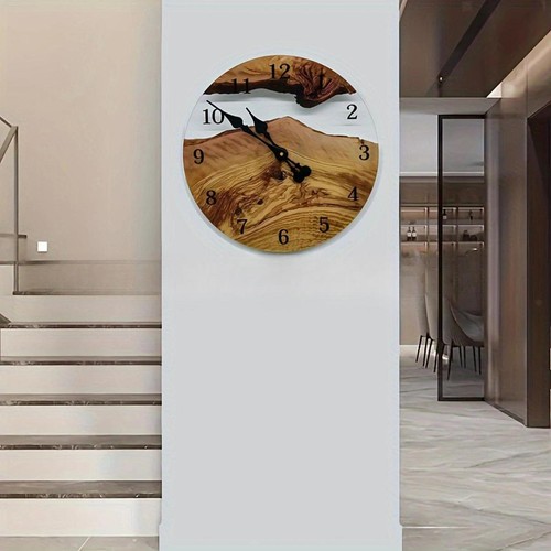 Horloge murale bois - horloge, en