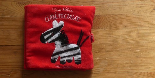 Livre pour enfant tissu - en,