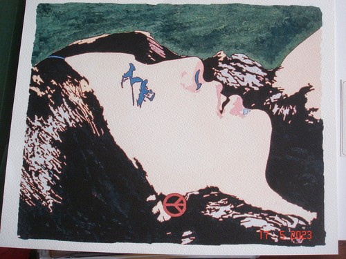 Joan baez lithographie - joan,
