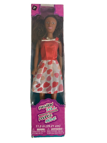 Fashion doll with pink - doll,
