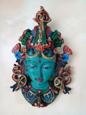 Tara Verte Statue Masque Mural_Nepal