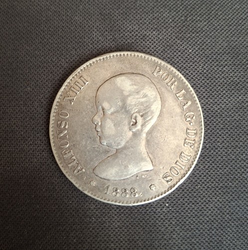 Espagne pesetas 1888 - espagne,5,