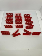 LEGO VINTAGE Référence 494 sans boite - 14 Barrières et 2 portes rouges 