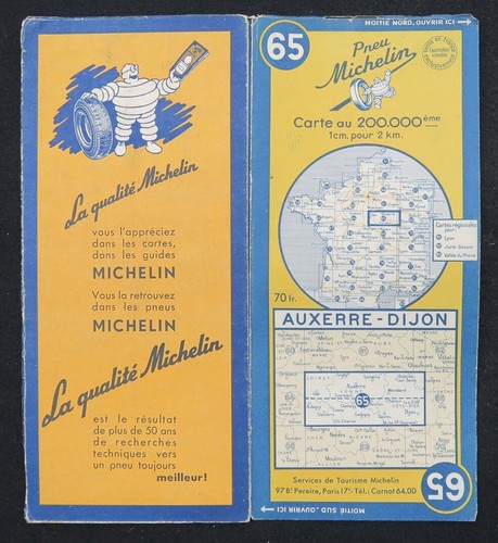 Carte michelin auxerre - michelin,
