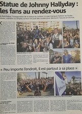 Statue  Johnny HALLYDAY -