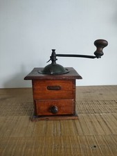 Ancien Moulin À Café JAPY FRERES breveté S.G.D.G en Bois - Vintage 