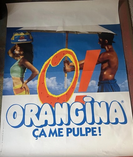 Affiche ancienne orangina - ancienne, ca