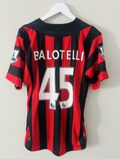 Maillot authentique Away Manchester City 2011/2012 Balotelli Shirt Maglia jersey