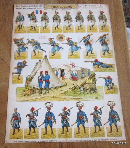 Planche soldats decouper - a,