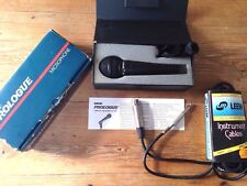 Shure Prologue 24L LC Microphone  Low Z cable  Lem  model MIC 20 Micro Boite