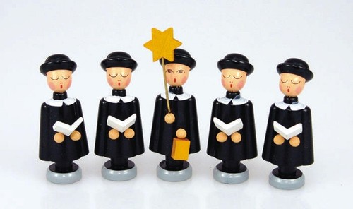 Figurines bois chiffres - bois, 5