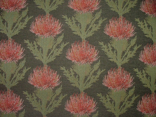 Tissu rideau chardon - tissu,