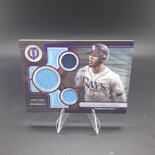 2024 Topps Tribute - Triple Relics Randy Arozarena #TTR-RAR Purple /50