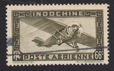 TIMBRE Indochine RF 1933 poste