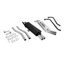 Sistema de escape deportivo JETEX para BMW Serie 3 E30 Berlina y Coupé 6 cili...