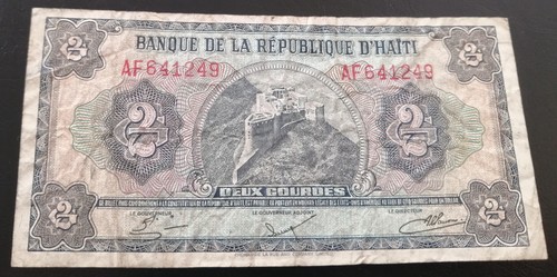 Billet haïti 1990 gourdes - haïti, 2