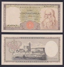 Billet Italie 50000 Lires