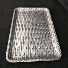 Plateau En Métal Argenté