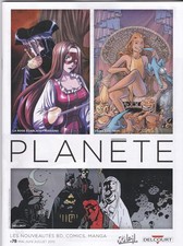 Magazine Delcourt Planète n°78 Trolls de Troy Hellboy La rose écarlate..2015
