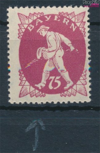 Timbres bavière 1920 186i - mi,