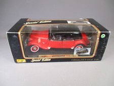AX310 MAISTO 1/18 1:18 CITROEN TRACTION 15CV 6 CYL. TAXI 1952 REF 31821 ROUGE