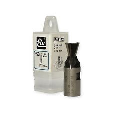 Elu E46142 HSS Dovetail Router Bit Cutter D:16Mm I:12Mm - M12X1Mm Tige Filetée