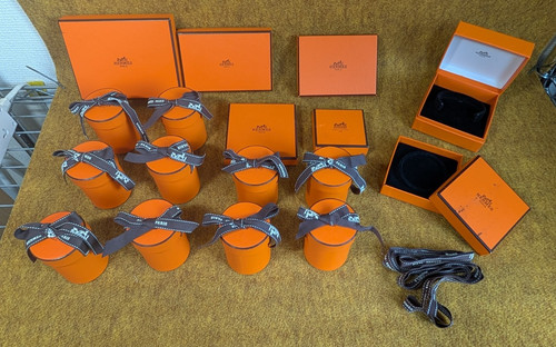 Lot coffret hermes twilly - coffret,