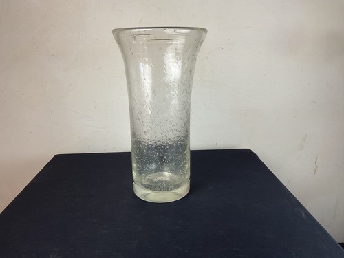Grand vase cristal bullé - cristal,