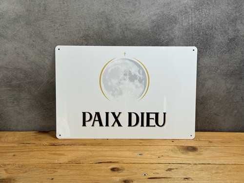 Plaque métal paix - plaque, dieu