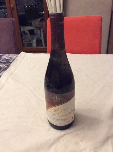 Ancienne bouteille vin - bouteille,