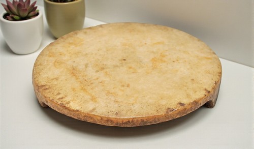 Plateau pain rond marbre - rond, en