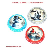 NEWS - SERIE DE 3 CAPSULES DE CHAMPAGNE - GUILLETTE BREST - 240 Exemplaires