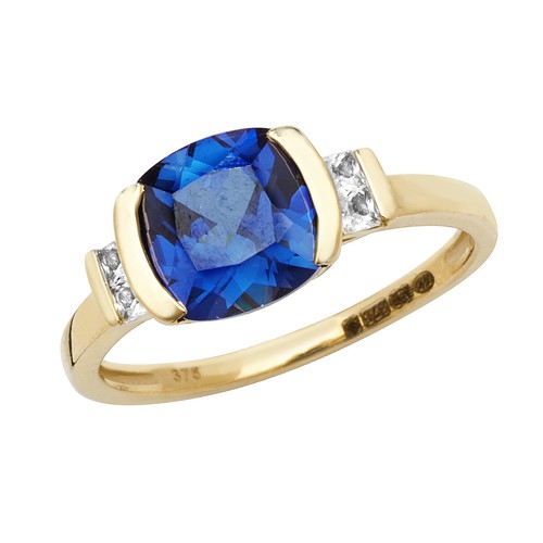 Bague solitaire femme - femme, jaune