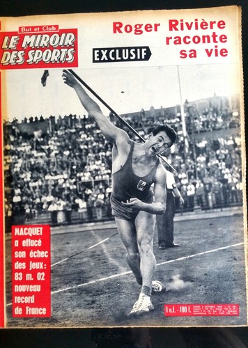 Miroir des sports - sports, 3/10/1960