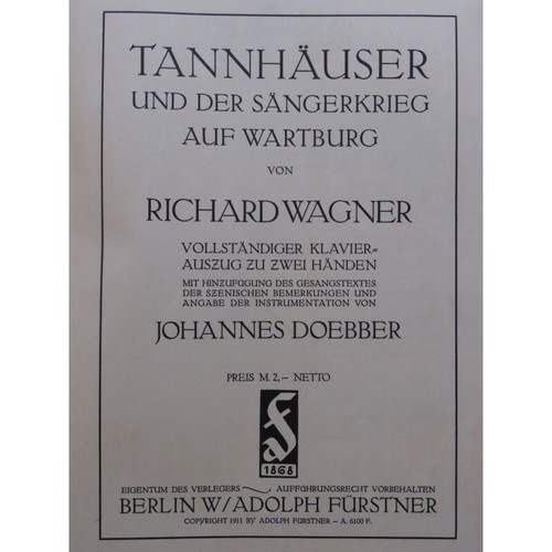 Wagner richard tannhäuser - richard,