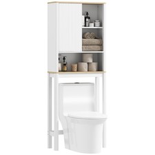 HOMCOM Meuble WC dessus de