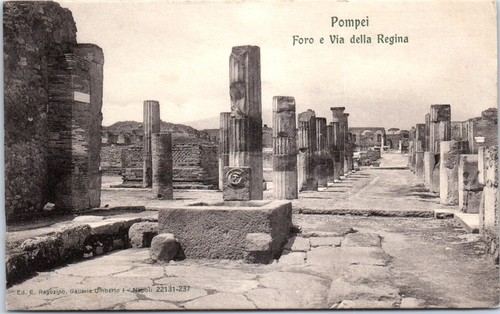 Italie pompei carte - italie,