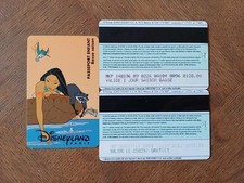2 pass Euro Disney Disneyland Pocahontas Enfant 2 Teintes verso Speos 109543 TTB