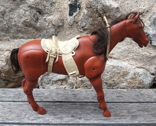 Cheval articulé marron - cheval,