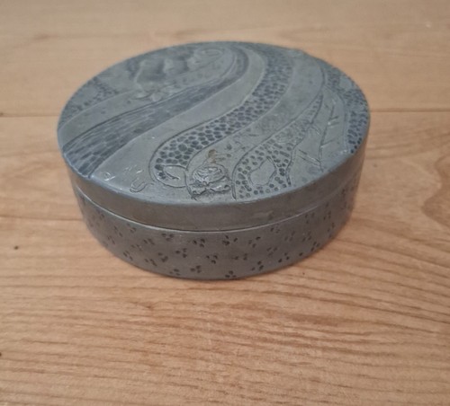 Antique french pewter - antique, trinket