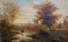 Tableau ancien paysage