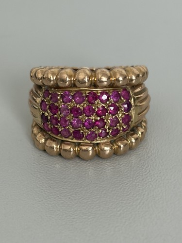 7650 bague bandeau - bague, vintage