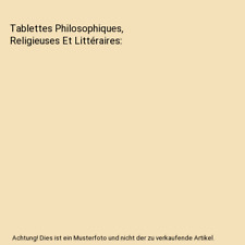 Tablettes Philosophiques