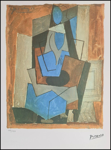 Pablo picasso femme - sitting, 28
